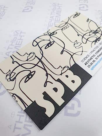 УФ-печать визиток